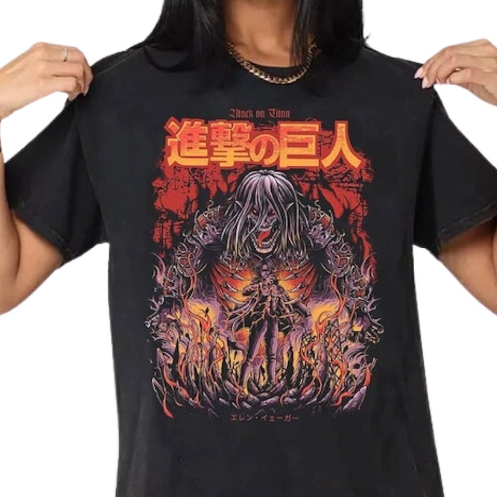 Titan Vintage Style T-shirt, Manga Shirt, Lovers Shirt